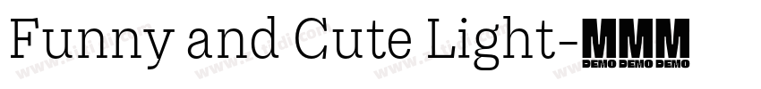 Funny and Cute Light字体转换